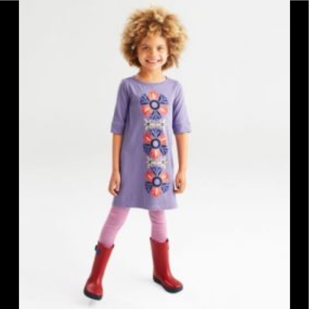 NWT Tea Collection dress & leggings set - Picture 2 of 2